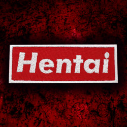 Emblema de Hentai bordado Parche de manga de velcro / termoadhesivo bordado